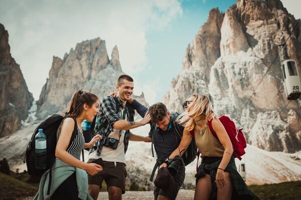 People smiling